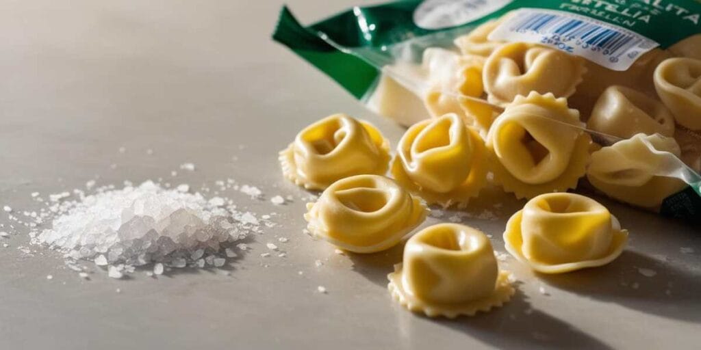 A creamy Chicken Tortellini Alfredo served with a garnish of parsley and parmesan.