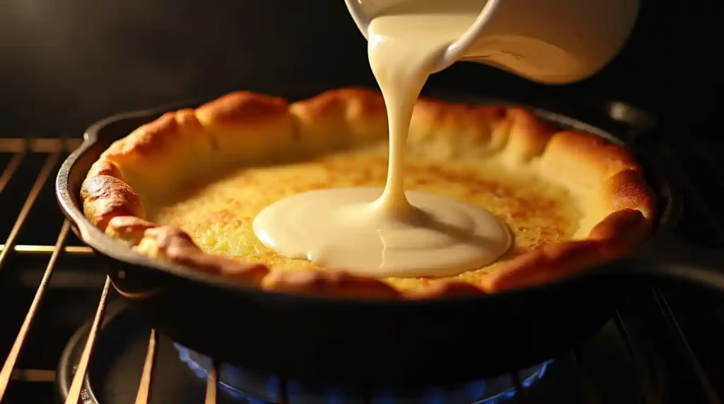 "Watching a Dutch Baby rise in the oven, forming crispy edges and a soft, custard-like center as it bakes."